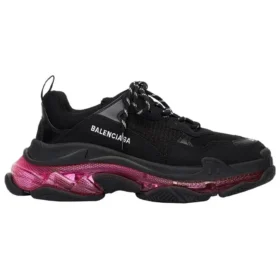 Triple S Sneaker „Clear Sole – Black Pink Neon“ 541624W2FR11053