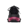Triple S Sneaker „Clear Sole – Black Pink Neon“ 541624W2FR11053