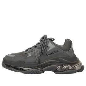 Triple S Sneaker „Clear Sole – Dunkelgrau“ 541624W2GA11801