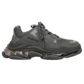 Triple S Sneaker „Clear Sole – Dunkelgrau“ 541624W2GA11801