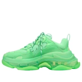 Triple S Sneaker „Clear Sole – Neon Green“ 541624W2CF13801