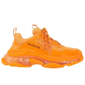 Triple S Sneaker „Clear Sole Orange“ 544351W2GA17510