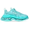Triple S Sneaker „Clear Sole Turquoise“ 541624W2GA14590