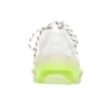 Triple S Sneaker „Clear Sole – Weiß-Fluo-Gelb“ 541624W2FR19073
