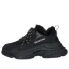 Triple S Sneaker „Faux Fur Black“ 668563W3CQ51000