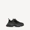 Triple S Sneaker für Herren mit transparenter Sohle in Schwarz Triple S Sneaker für Herren mit transparenter Sohle in Schwarz