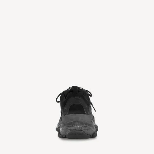 Triple S Sneaker für Herren mit transparenter Sohle in Schwarz Triple S Sneaker für Herren mit transparenter Sohle in Schwarz