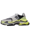 Triple S Sneaker „Hellgrau Neon-Gelb“ 533888W09T21293