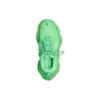 Triple S Sneaker mit transparenter Sohle „Neon Green“ 544351W2CF13801