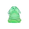 Triple S Sneaker mit transparenter Sohle „Neon Green“ 544351W2CF13801