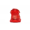 Triple S Sneaker mit transparenter Sohle „Red“ 541624W2CE16500
