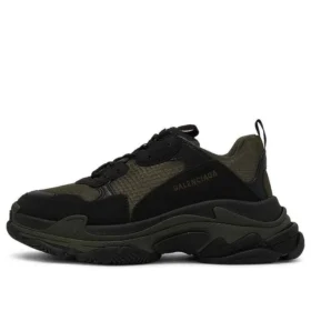 Triple S Sneaker „Olive Green Black“ 536737W2FW24010