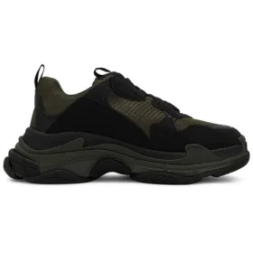 Triple S Sneaker „Olive Green Black“ 536737W2FW24010