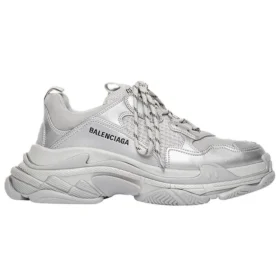Triple S Sneaker „Silver Metallic“ 536737W2FS28100