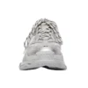 Triple S Sneaker „Silver Metallic“ 536737W2FS28100