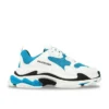 Triple S Sneaker „White Carib Blue“ 536737W2FW59941