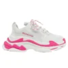 Triple S Sneaker „White Fluo Pink“ 536737W2CA35390