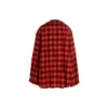 Trompe-l’œil-Karohemd und T-Shirt „Red Navy“ 699371TNM256167