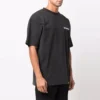 Turn Slit T-Shirt „Black“ 641655TLVB39034