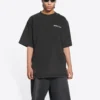 Turn Slit T-Shirt „Washed Black“ 675016TLVB39034