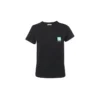 Umweltfreundliches Baumwoll-T-Shirt mit kurzen Ärmeln, schwarz 578133THV631000