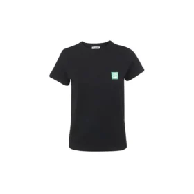 Umweltfreundliches Baumwoll-T-Shirt mit kurzen Ärmeln, schwarz 578133THV631000 Umweltfreundliches Baumwoll-T-Shirt mit kurzen Ärmeln, schwarz 578133THV631000