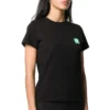 Umweltfreundliches Baumwoll-T-Shirt mit kurzen Ärmeln, schwarz 578133THV631000