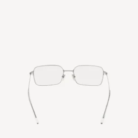 Unauffällige rechteckige Sonnenbrille  in Silber