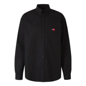 Uniform-Langarmshirt, Large-Passform „Schwarz“ 623750TIM391000