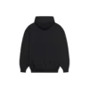 Unisex FW21 Fleece mit Logo-Aufdruck, langärmelig, mit Kapuze, schwarz 600583TKVI81070