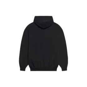 Unisex FW21 Fleece mit Logo-Aufdruck, langärmelig, mit Kapuze, schwarz 600583TKVI81070 Unisex FW21 Fleece mit Logo-Aufdruck, langärmelig, mit Kapuze, schwarz 600583TKVI81070