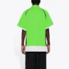 Unisex FW21 Poloshirt mit Stickerei, grün 661507TKVA53007