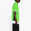 Unisex FW21 Poloshirt mit Stickerei, grün 661507TKVA53007
