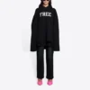 Unisex FW21 Sweatshirt mit kostenlosem Buchstaben-Aufdruck, schwarz 661711TKVD41070