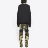 Unisex FW21 Sweatshirt mit Rundhalsausschnitt und kostenlosem Aufdruck, schwarz 652981TKVD41070