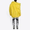 Unisex-Kunstfell-Jacke FW21, gelb, 663000TKQ077200