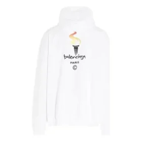 Unisex-Oversize-Sweatshirt mit Logo, Weiß 620973TIV459040 Unisex-Oversize-Sweatshirt mit Logo, Weiß 620973TIV459040