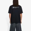 Unisex SS21 Firmenbedruckt Rundhals-Kurzarm-Shirt Schwarz 612966TKV861070