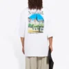 Unisex SS21 Oversized-Polo aus Baumwolle, Weiß 641614TJVH69000