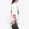 Unisex SS21 Oversized-Polo aus Baumwolle, Weiß 641614TJVH69000