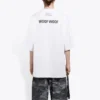 Unisex-T-Shirt mit „I Love Dogs“-Aufdruck, weiß, 641614TJVH19000