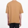 Unisex-T-Shirt mit kurzen Ärmeln und BB-Musterdruck, khaki 578139TEV529610