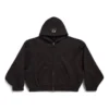 Unity Sports Icon Boxy Zip-up Hoodie, Large Fit „Schwarz“ 787354TQVD59034