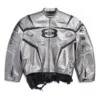 Unity Sports Icon Racer-Jacke „Silver“ 787430TQS128106
