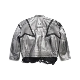 Unity Sports Icon Racer-Jacke „Silver“ 787430TQS128106