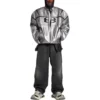 Unity Sports Icon Racer-Jacke „Silver“ 787430TQS128106