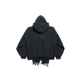 Unity Sports Icon Schal-Hoodie mit durchgehendem Reißverschluss, Oversize „Dark Blue“ 794747TQVM24021