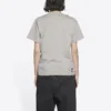 Unscharfes Logo, Loch-Design, Retro-Klassiker, Kurzarm, Unisex, Grau 661705TKVD58174