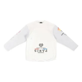 Upside Down Langarm-T-Shirt „Weiß“ 698155TMVC99000
