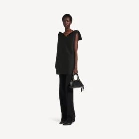Vareuse-Kleid für Damen in Schwarz